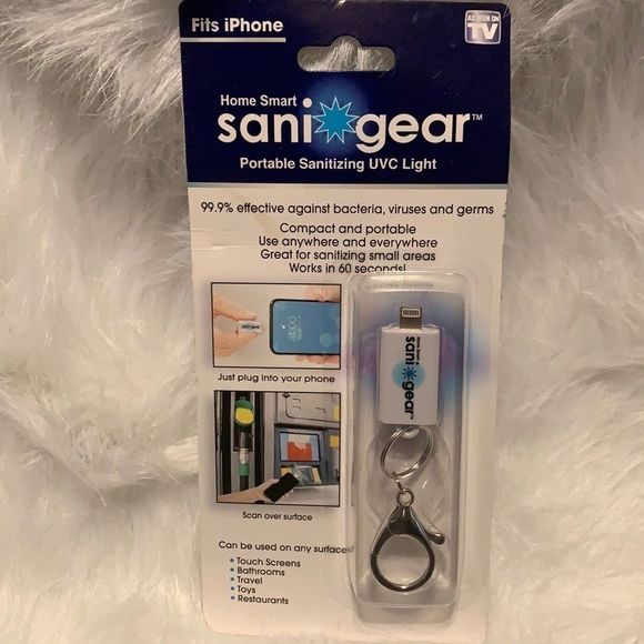 NEW Sani Gear Portable Ultraviolet Light Keychain - Picture 9 of 9